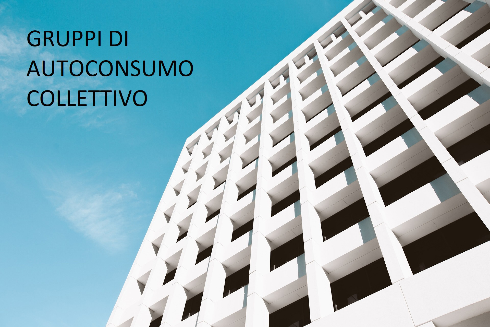 Gruppi di Autoconsumo Collettivo